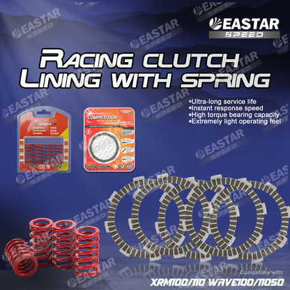 Racing Clutch Lining with Spring Wave100 110 Xrm100 110 for Wave/XRM | EastarSpeed