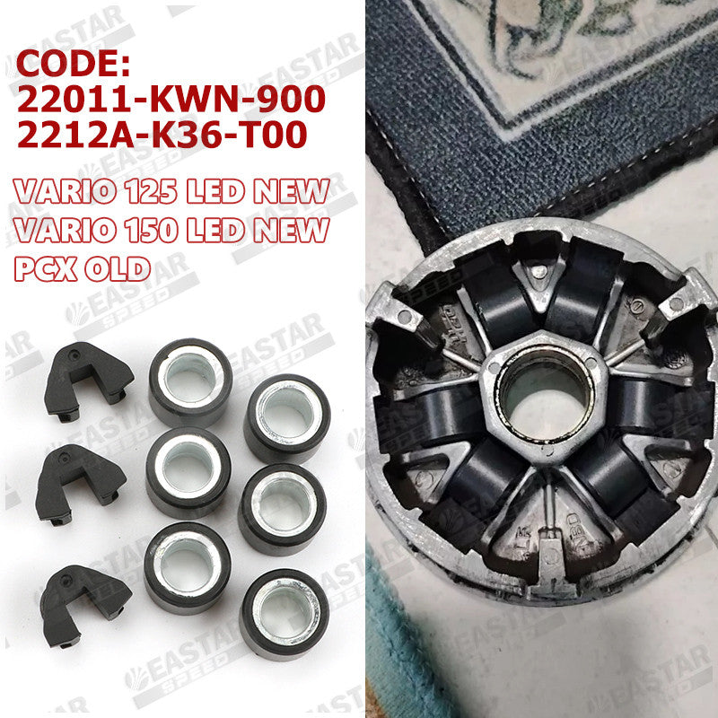 Variator Rollers & Sliders para sa Vario 125/150 LED / PCX - Mga Pagpipilian