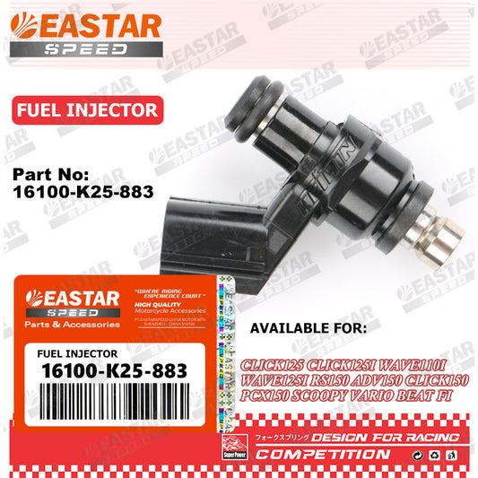 Fuel Injector for Beat FI / Click / PCX / ADV - Flow & Hole Options