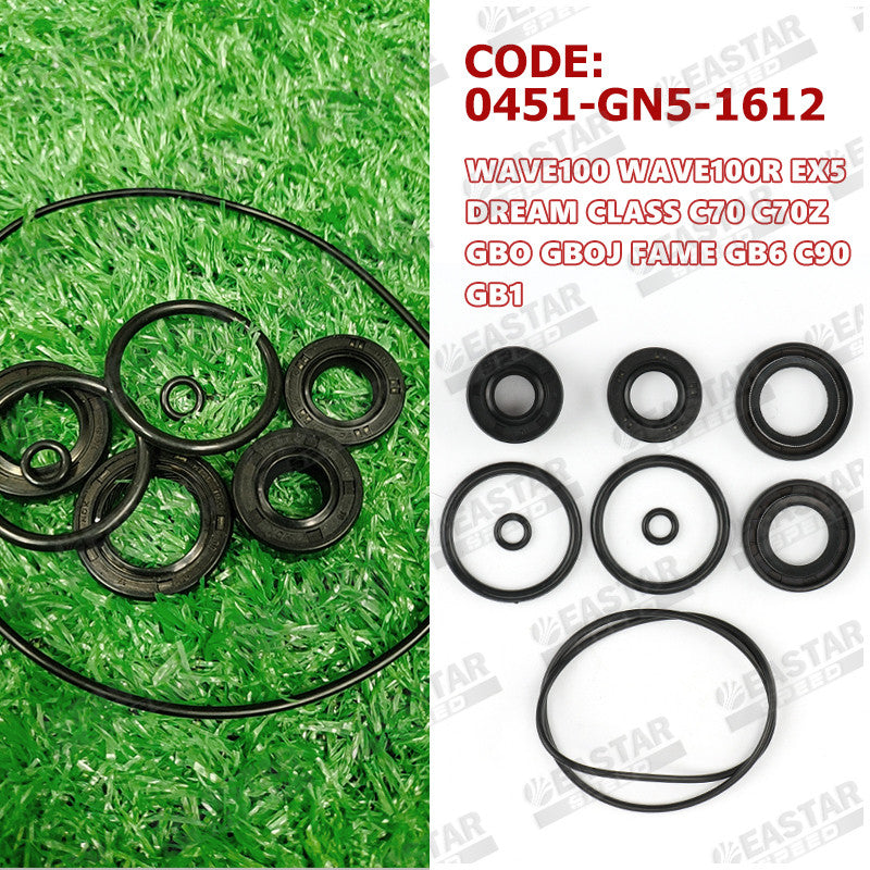 Engine Oil Seal Set for Wave 100 / EX5 Dream / C70 / C90