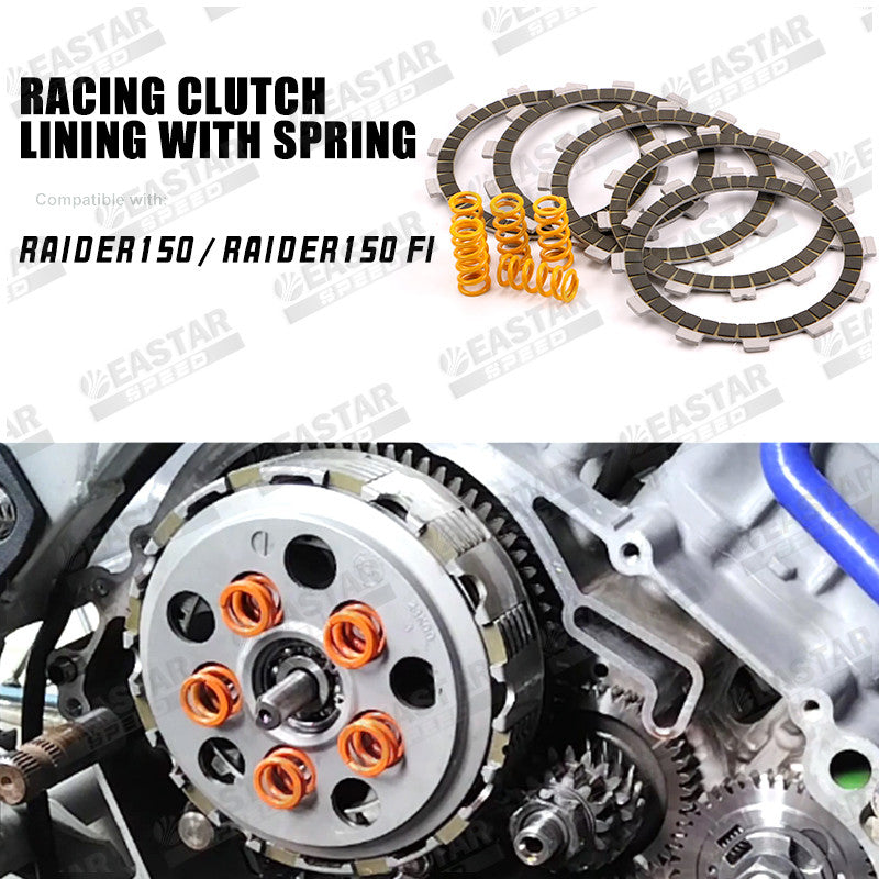 Racing Clutch Lining with Spring Raider150 Carb for Raider | EastarSpeed