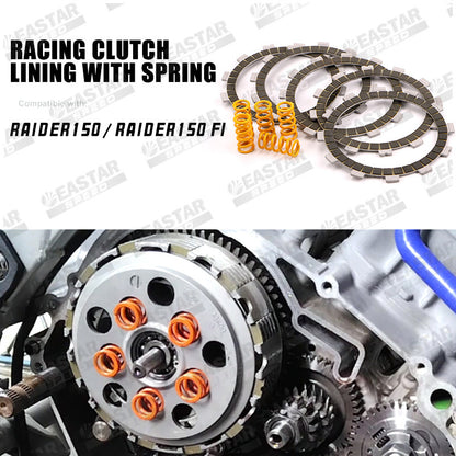 Racing Clutch Lining with Spring Raider150 Carb for Raider | EastarSpeed