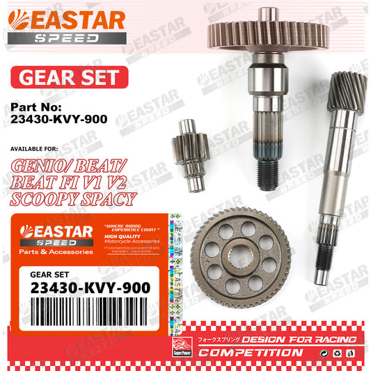 Transmission Gears & Shafts for Genio / Beat / Scoopy - Options