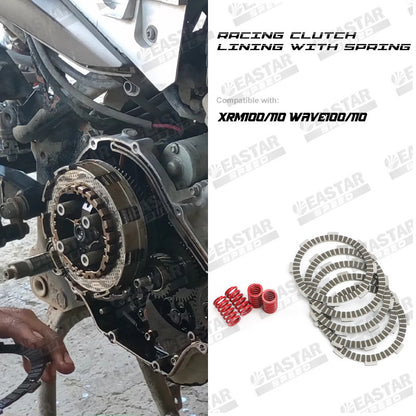 Racing Clutch Lining with Spring Wave100 110 Xrm100 110 for Wave/XRM | EastarSpeed