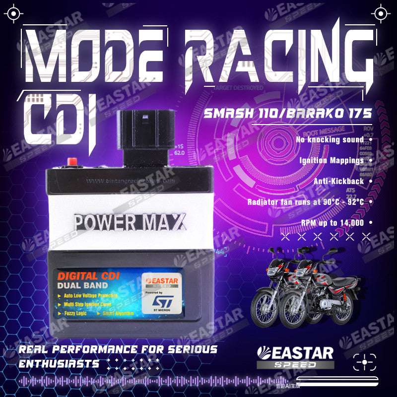 9 Mode Racing CDI for Smash/Barako | EastarSpeed