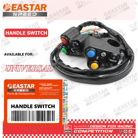 Universal Left & Right Handlebar Switch Pair