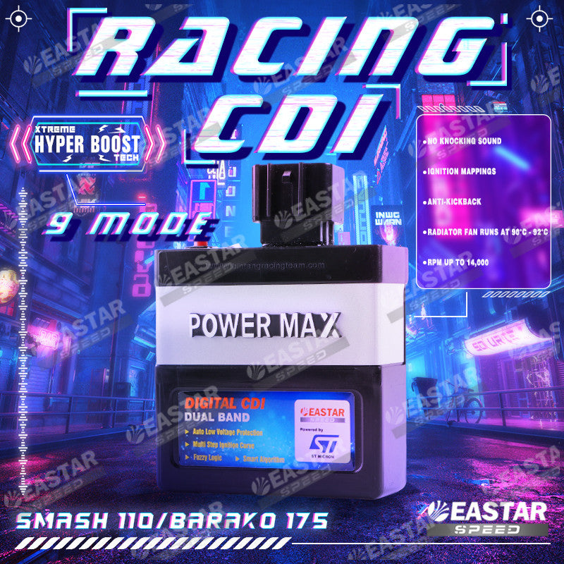 9 Mode Racing CDI for Smash/Barako | EastarSpeed