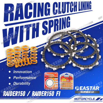 Racing Clutch Lining with Spring Raider150 Carb for Raider | EastarSpeed
