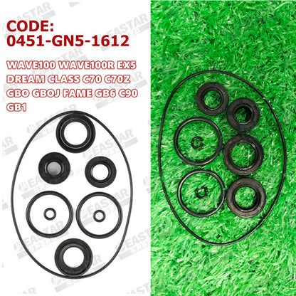 Engine Oil Seal Set for Wave 100 / EX5 Dream / C70 / C90