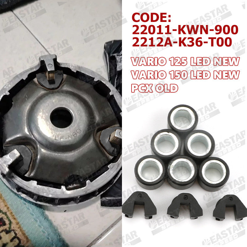 Variator Rollers & Sliders para sa Vario 125/150 LED / PCX - Mga Pagpipilian