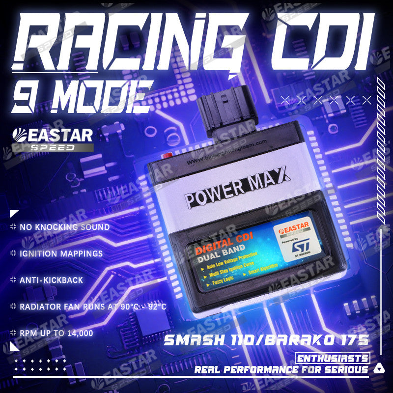 9 Mode Racing CDI for Smash/Barako | EastarSpeed