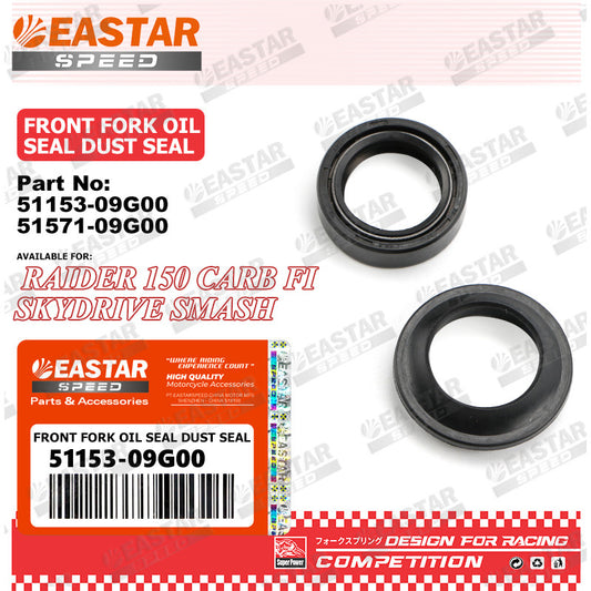 Front Fork Oil & Dust Seals for Raider 150 / Skydrive / Smash - Options