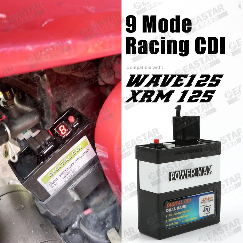 9 Mode Racing CDI 4 Pins for Wave/XRM | EastarSpeed