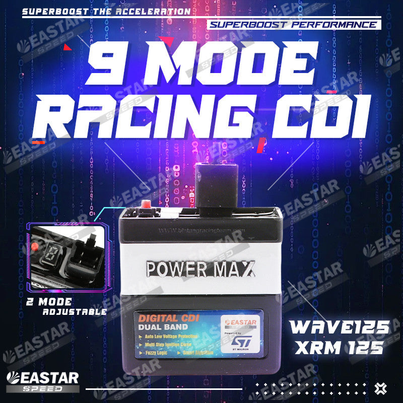 9 Mode Racing CDI 4 Pins for Wave/XRM | EastarSpeed