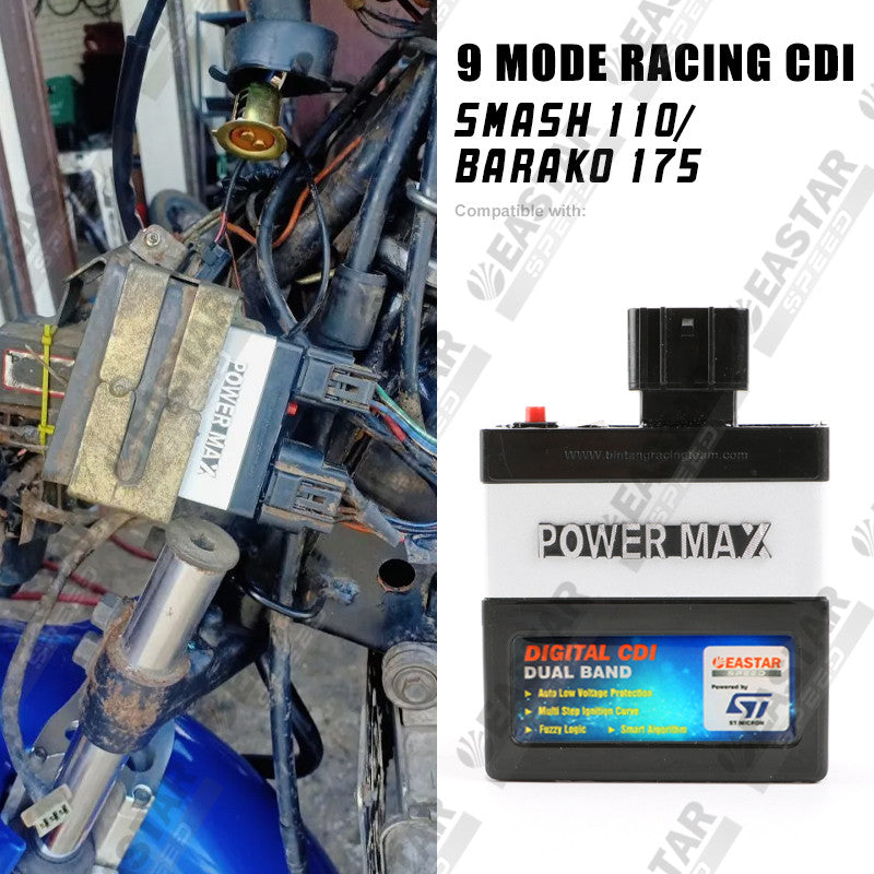 9 Mode Racing CDI for Smash/Barako | EastarSpeed