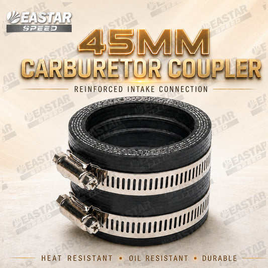 Carburetor Rubber Intake Adapter - 39/43/45mm Options