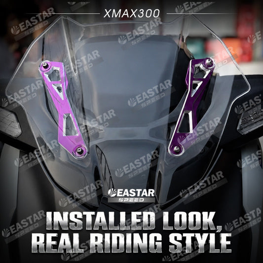 CNC Windshield Bracket for XMAX 300 2025-2026
