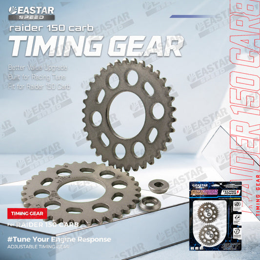 Adjustable Cam Timing Gears for Raider 150 Carb - 2 pcs