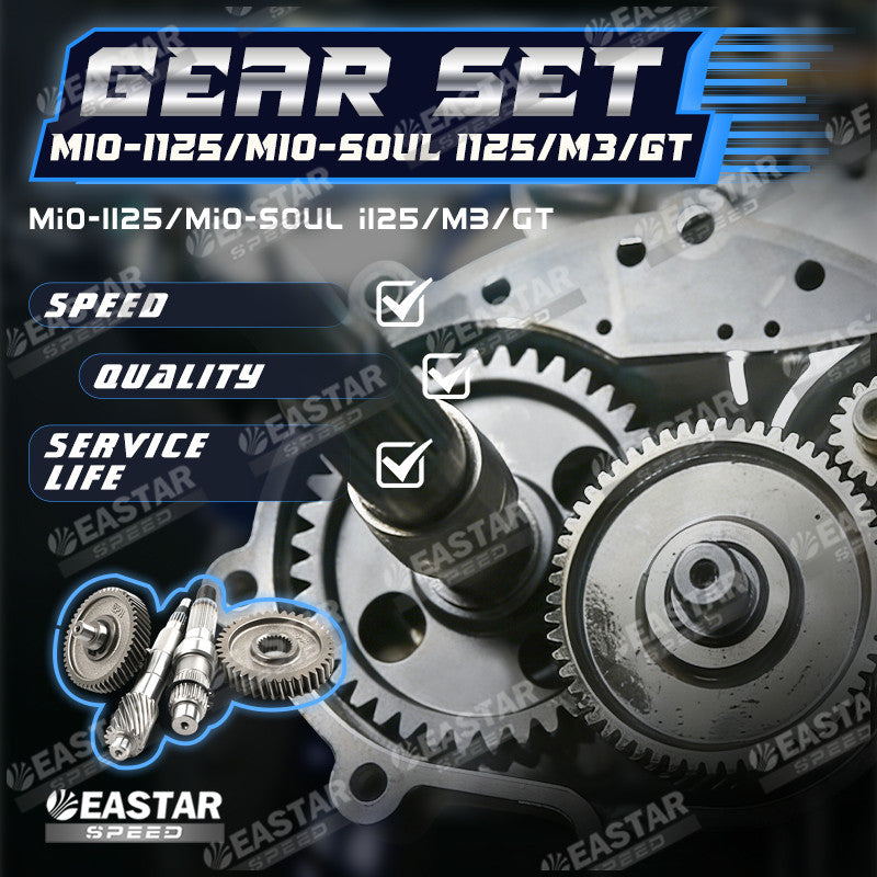 Gear Set MIO-i125/MIO-SOUL i125/M3/GT for Mio | EastarSpeed