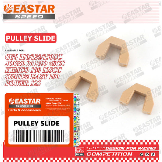 Variator Sliders for GY6 125/150 / Rusi / Kymco Super 8 - 3 pcs