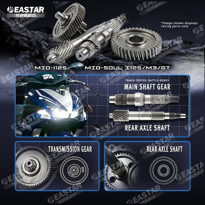 Gear Set MIO-i125/MIO-SOUL i125/M3/GT for Mio | EastarSpeed