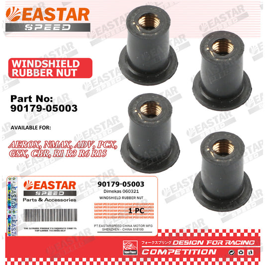 Windshield Rubber Nuts - Quantity Options