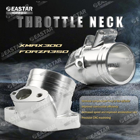 CNC Throttle Body Intake Pipe for XMAX 300 / Forza 350 - Options