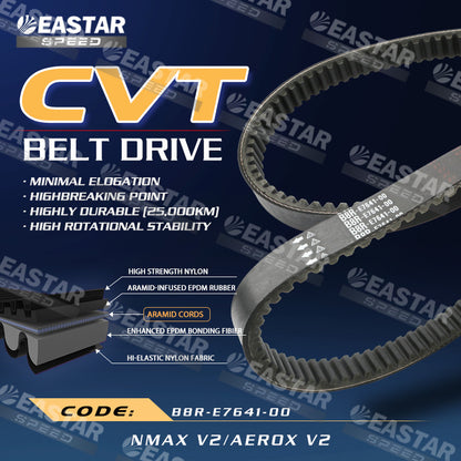 B8R Belt V-BELT NMAX V2/AEROX V2 B8R-E7641-00 for NMAX/Aerox | EastarSpeed