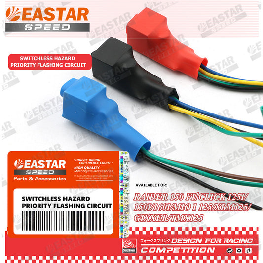 Switchless Hazard Module for Raider 150 FI / Click / Mio i125 - Options