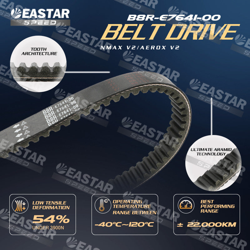 B8R Belt V-BELT NMAX V2/AEROX V2 B8R-E7641-00 for NMAX/Aerox | EastarSpeed